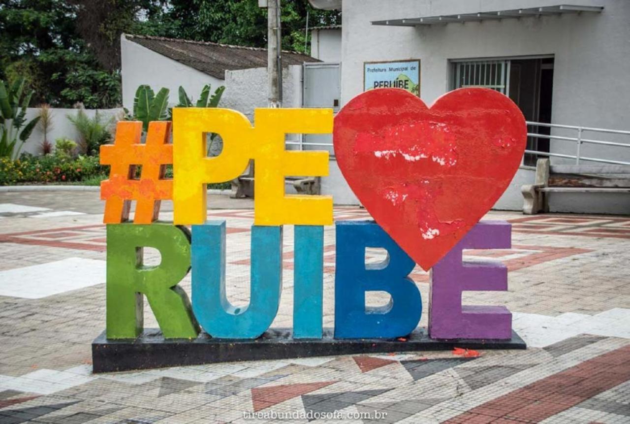 Apartamento Peruibe Pe Na Areia!!! Exterior foto